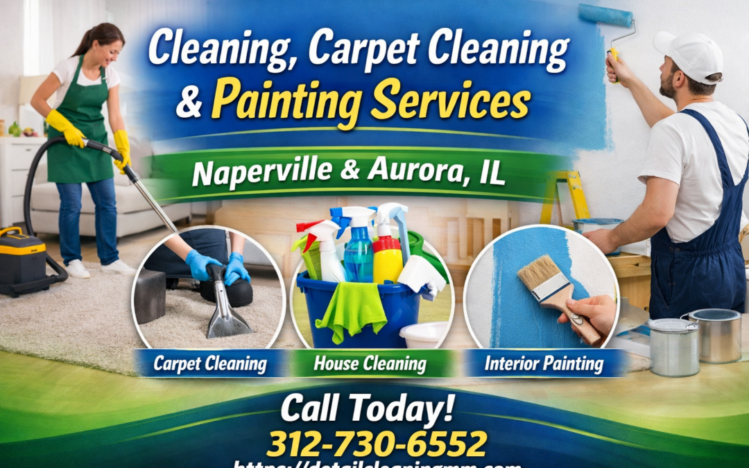Cleaning Services in Naperville and Aurora, IL That Make Your Home or Business Look Its Best