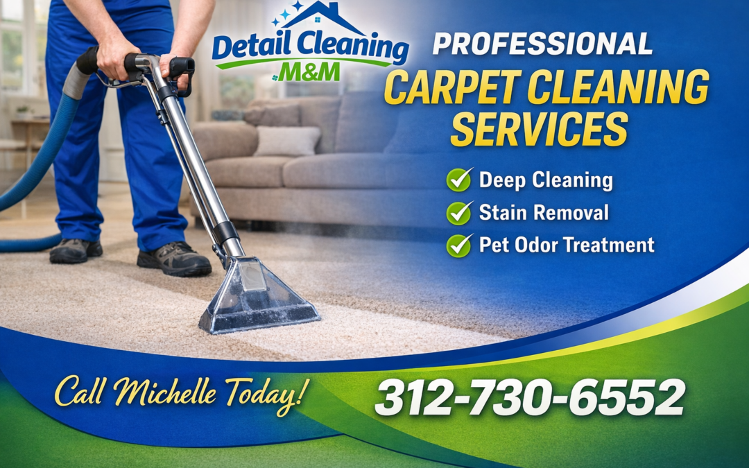 Carpet Cleaning Tips in Plainfield, IL | Detail Cleaning M&M