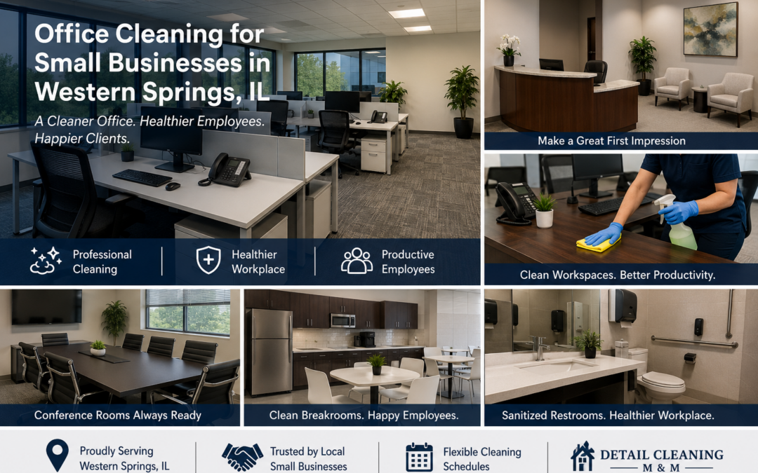 Office Cleaning for Small Businesses in Western Springs, IL: Creating a Cleaner, Healthier, and More Productive Workplace